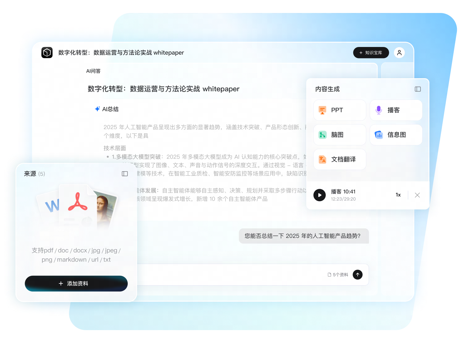 知识库智能交互演示